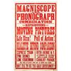 Image 1 : EARLY MOVING PICTURES MAGNISCOPE POSTER