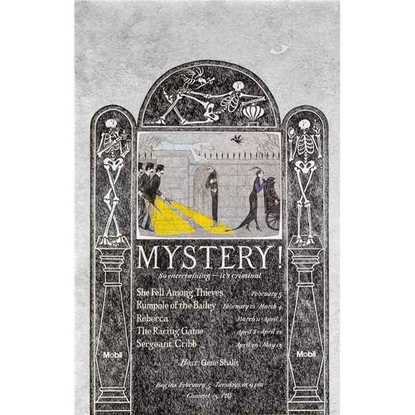 EDWARD GOREY MYSTERY! PBS SHOW POSTER