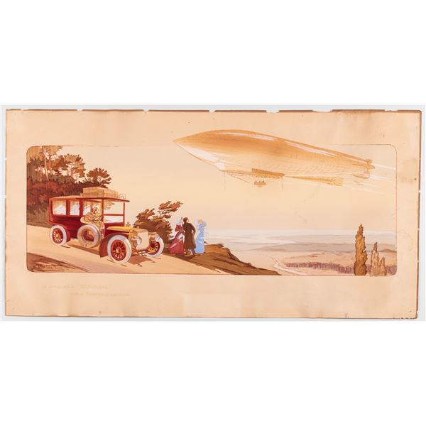 ERNEST MONTAUT PANHARD & LEVASSOR POSTER