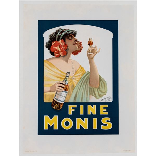 FINE MONIS FRENCH COGNAC POSTER