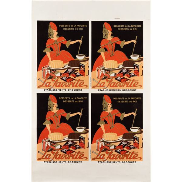 FRENCH LA FAVORITE DESSERT PRINT SHEET