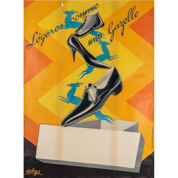 GAZELLE SHOES FRENCHADVERTISING POSTER