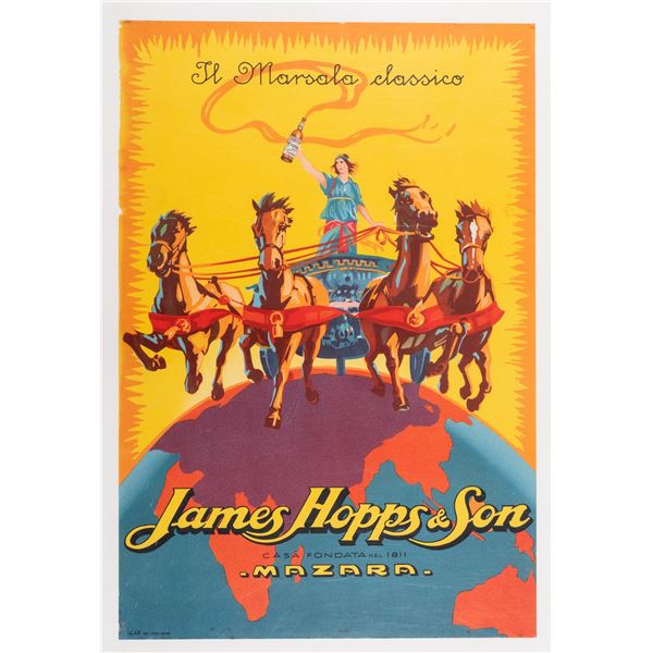 JAMES HOPPS & SONS VINTAGE ADVERTISEMENT