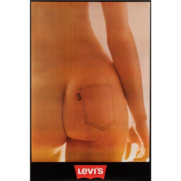 LEVI'S JEANS NUDE POSTER