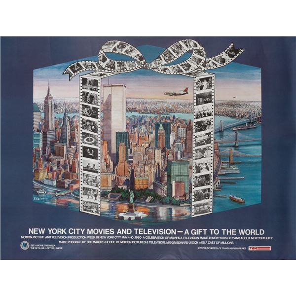 NEW YORK CITY TWA POSTER