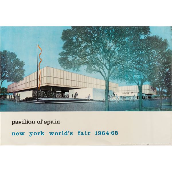 NEW YORK WORLDS FAIR 1964 PAVILION OF SPAIN