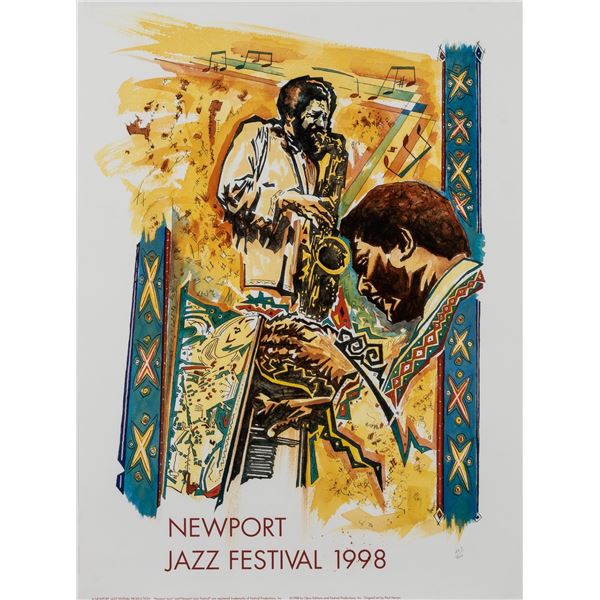 NEWPORT JAZZ FESTIVAL POSTERS (3)