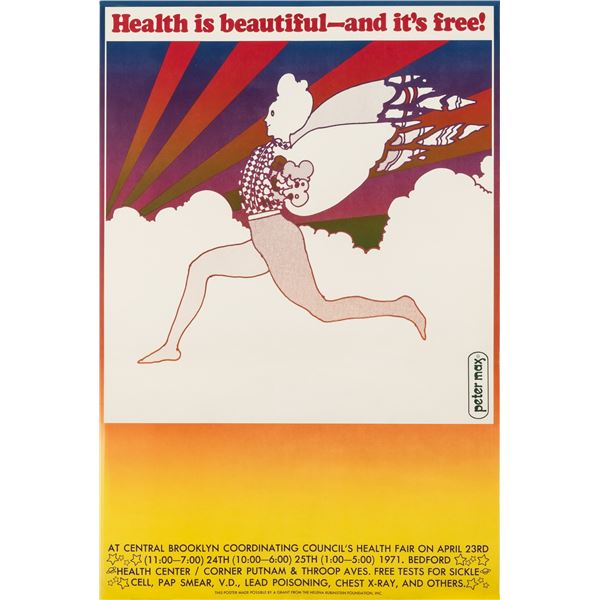PETER MAX HEALTHCARE POSTER