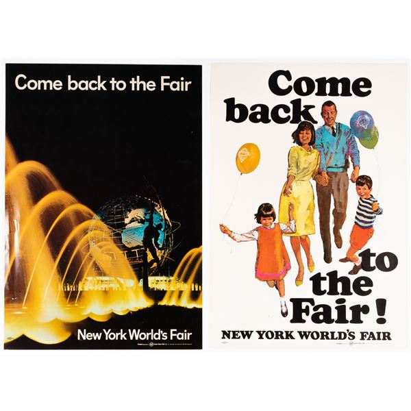 TWO 1961 NEW YORK WORLD'S FAIR POSTERS (2)
