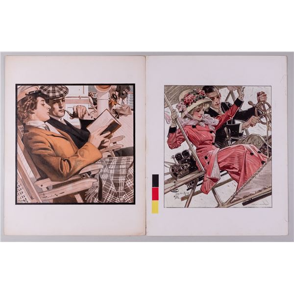 TWO COLLIER'S MAGAZINE PRINTS J.C. LEYENDECKER (2)
