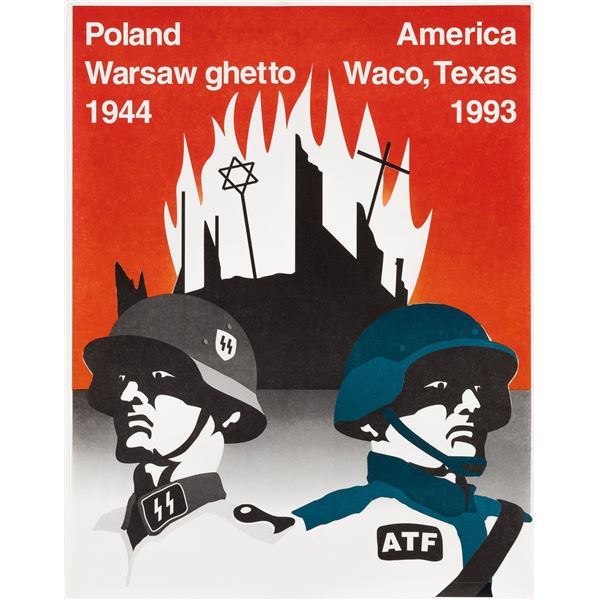 WACO TEXAS ANTI GOVERNMNET POSTER