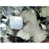 Image 4 : GALENA WITH WHITE QUARTZ IN MATRIX BEUAUTIFULY FORMED CRYSTALS