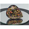 Image 1 : EXQUISITE AFRICAN MEENA ART ON QUALITY NATURAL ROUGH SAPPHIRE  335.90 ct
