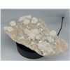 Image 2 : RARE OKENITE WITH APOPHYLLITE ON STILBITE - BIG ZEOLITE MUSEM SPECIMEN