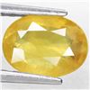 Image 1 : 1.44Ct. Normal Heated Natural Oval Yellow Sapphire Madagascar