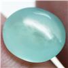 Image 2 : 3.19Ct. Untreated Natural Oval Cabochon Light Green Aquamarine Brazil