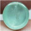 Image 3 : 3.19Ct. Untreated Natural Oval Cabochon Light Green Aquamarine Brazil
