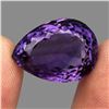 Image 1 : Loupe Clean 22.38 Ct 21x15mm Pear Cut 100% Natural Top Rich Purple Amethyst Unheated