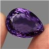 Image 2 : Loupe Clean 22.38 Ct 21x15mm Pear Cut 100% Natural Top Rich Purple Amethyst Unheated