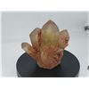 Image 3 : RARE FIND - CITRINE PHANTOM QUARTZ CLUSTER WITH HEMATITE GLAZING AND METHAPHYSICAL  WINDOWS