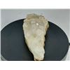 Image 2 : WHITE QUARTZ ON STRONG BANDED AGATIZED MATRIX, WITH OXIDIZED IRON AND COPPER TRACES