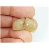 Image 2 : NATURAL YELLOWISH SHEEN ROSE-CUT SAPPHIRE 19.13 ct.