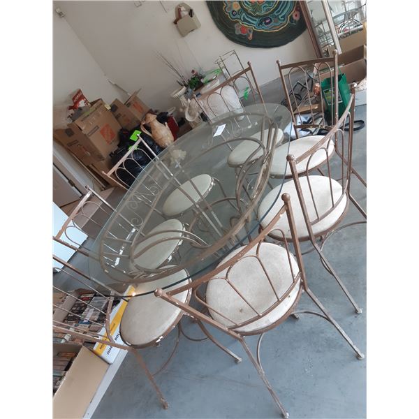 Wrought Iron Patio Set Cat A