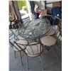 Image 5 : Wrought Iron Patio Set Cat A
