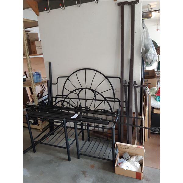 Black metal Bed Frame Cat C