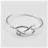 Image 1 : Sterling Silver Love Knott Ring