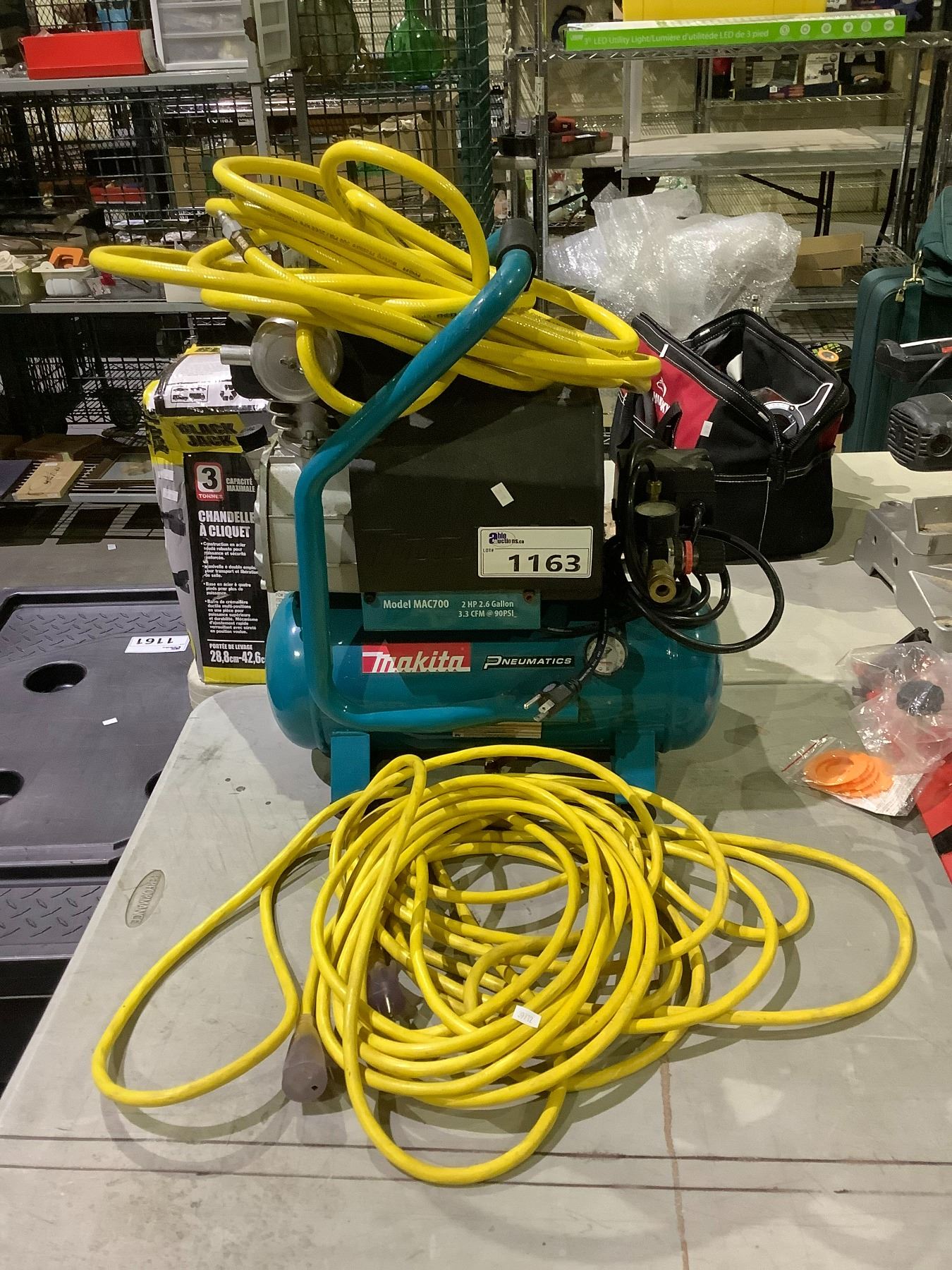 Compressor Extension Cords MAKITA PNEUMATICS MAC700 2 HP 2.6 G AIR COMPRESSOR WITH AIR LINE ...