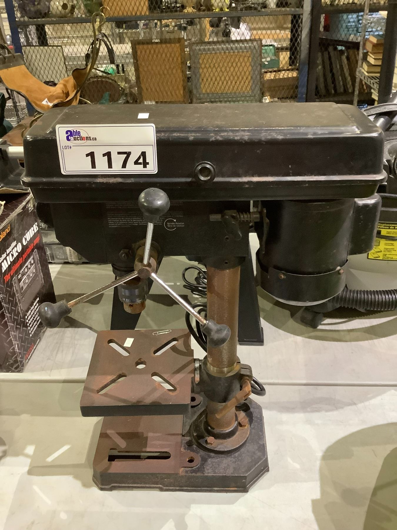 JOBMATE DRILL PRESS, MASTERCRAFT 11LBS ANVIL & ULTIMATE HEAT GUN