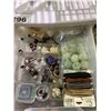 Image 2 : 6-DRAWER ORGANIZER WITH ASSORTED JEWELRY / CRAFT SUPPLIES