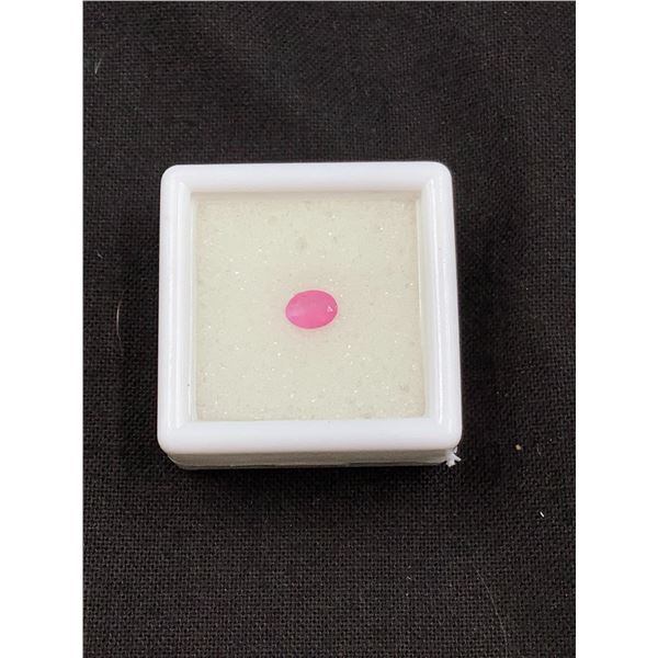 NATURAL PINK SAPPHIRE 0.38CT, 5 X 3.76MM, OVAL CUT, SI, MADAGASCAR, UNTREATED
