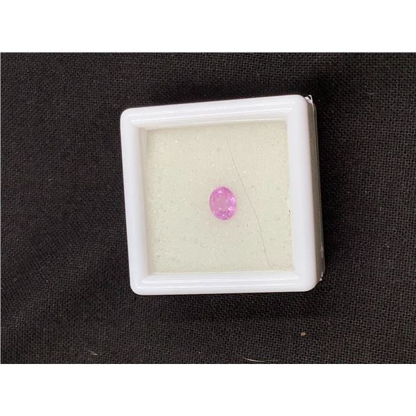NATURAL PINK SAPPHIRE 0.56CT, 5.04 X 3.94MM, OVAL CUT, SI, MADAGASCAR, UNTREATED