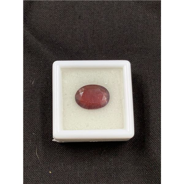 BIG GARNET 5.15CGT, 12.96 X 9.56 X 4.16MM, OVAL CUT, SI, BRAZIL, UNTREATED