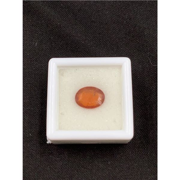 GARNET 3.38CT, 10.46 X 7.93 X 3.80MM, OVAL CUT, SI, BRAZIL, UNTREATED