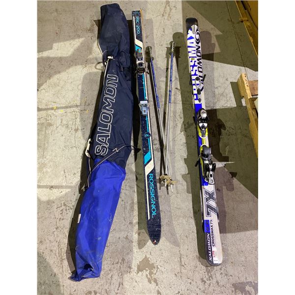 crossmax salomon skis S/Max 6 Xt+m10 GW L80 Alpine Pack Brown 175 women Inspired by the best elements of Salomons S/MAX line ROSSIGNOL SKIS' WITH POLES &