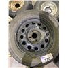 Image 2 : 4 CHAMPIRO  WT-60 GT RADIAL TIRES 185/60R14 M+S SNOW TIRES ON 4 BOLT PATTERN RIMS