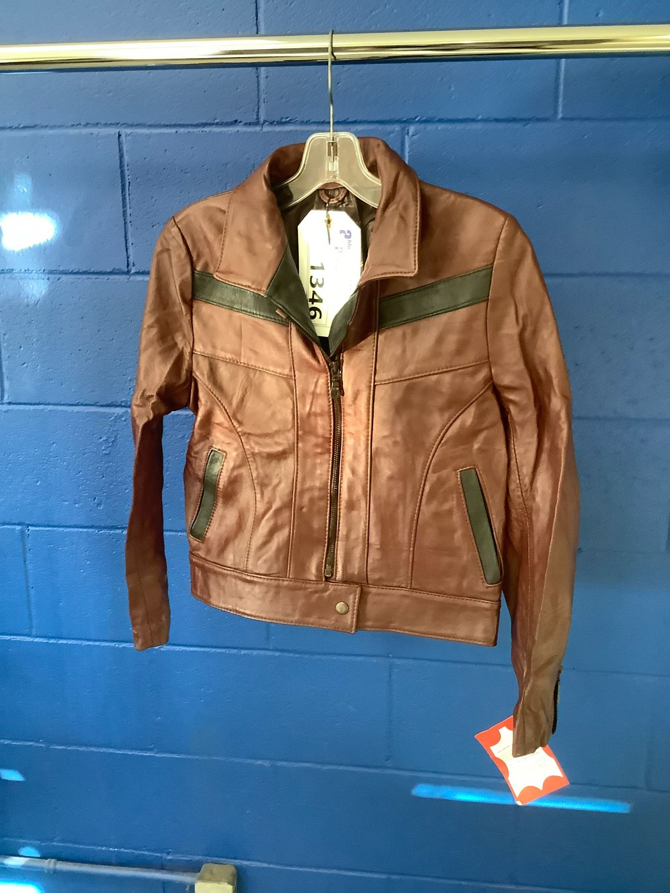 NEW WITH TAGS VIP LEATHERS CANADA FINE LAMBSKIN JACKET SIZE MEDIUM ...