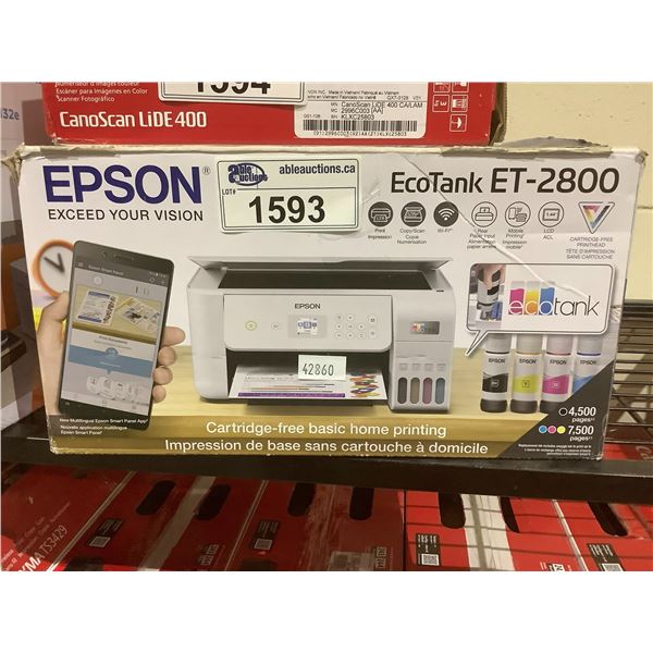EPSON ECOTANK ET2800 PRINTER Able Auctions