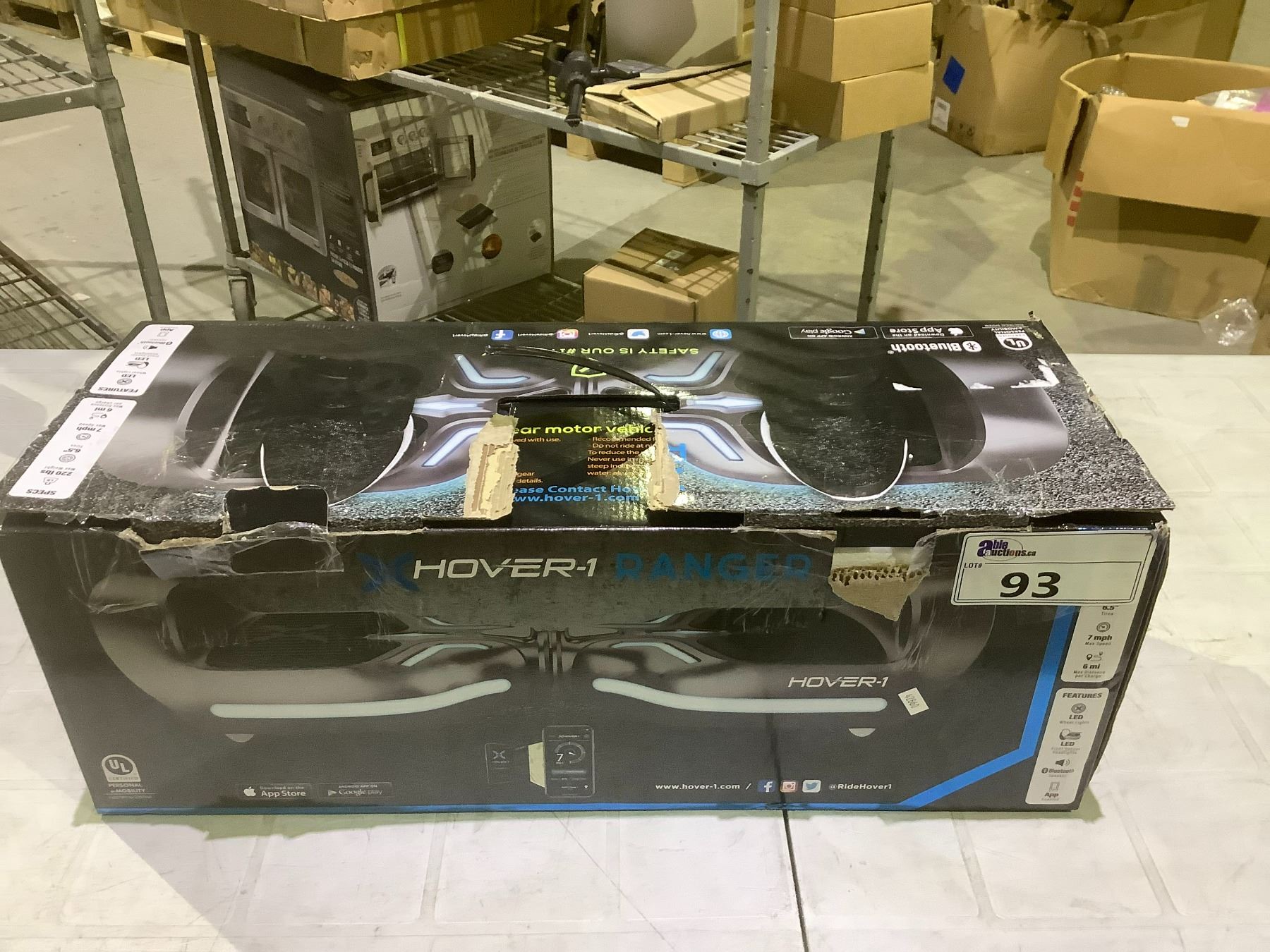 XHOVER-1 RANGER HOVERBOARD WITH CHARGER *TESTED WORKING*