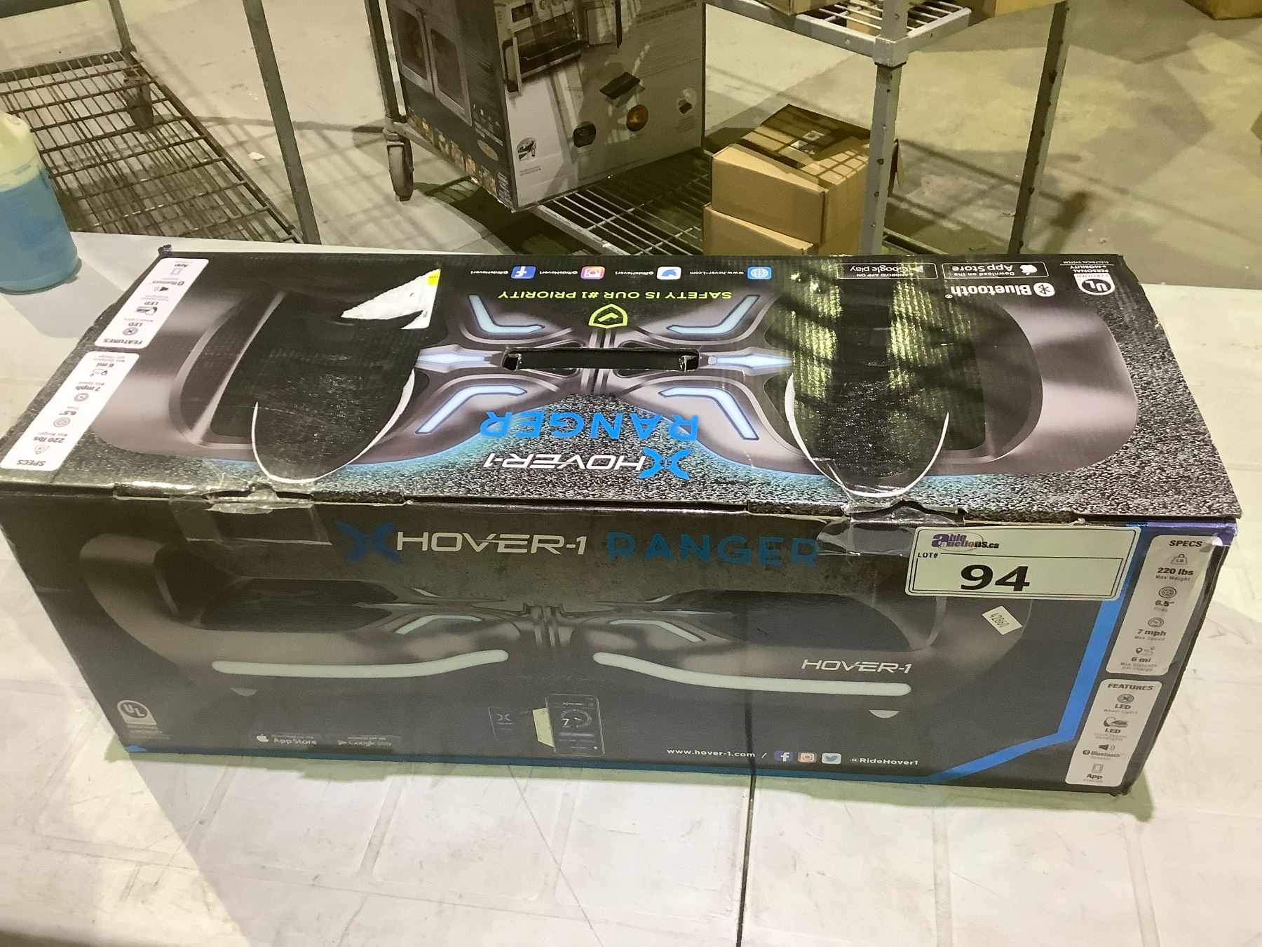 XHOVER-1 RANGER HOVERBOARD WITH CHARGER *TESTED WORKING*