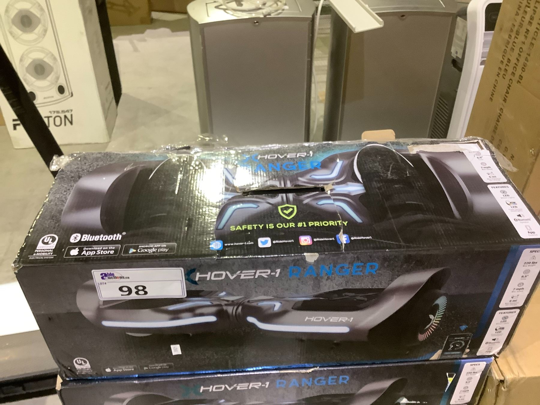 XHOVER-1 RANGER HOVERBOARD WITH CHARGER *TESTED WORKING*