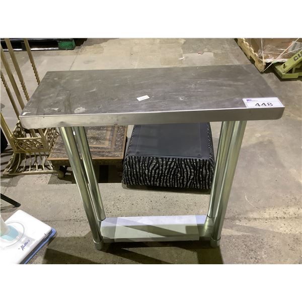 STAINLESS STEEL STAND 30 X12 X34 Able Auctions stainless-steel-stand-30-x12-x34-able-auctions