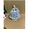 Image 2 : 2 DRESDEN FIGURES INCLUDING; "LITTLE BLUE BIRD" & DANCING PAIR #572