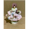 Image 2 : 2 DRESDEN FIGURES INCLUDING; GIRL WITH BASKET #456 & DANCER