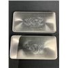 Image 2 : 2 TITANIUM 10 TROY OUNCE BARS