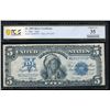 1899 $5 Chief Mule Silver Certificate PCGS 35