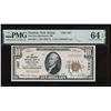 1929 $10 Trenton NJ National PMG 64EPQ